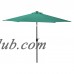Deluxe Solar Powered LED Lighted Patio Umbrella - 9' - By Trademark Innovations (Aqua)   550574741